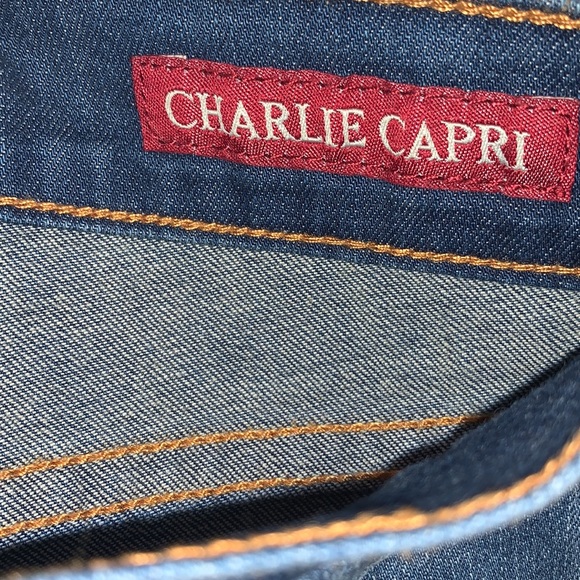 LUCKY BRAND SIZE 00 NWT CHARLIE CAPRI JEANS - Picture 4 of 10